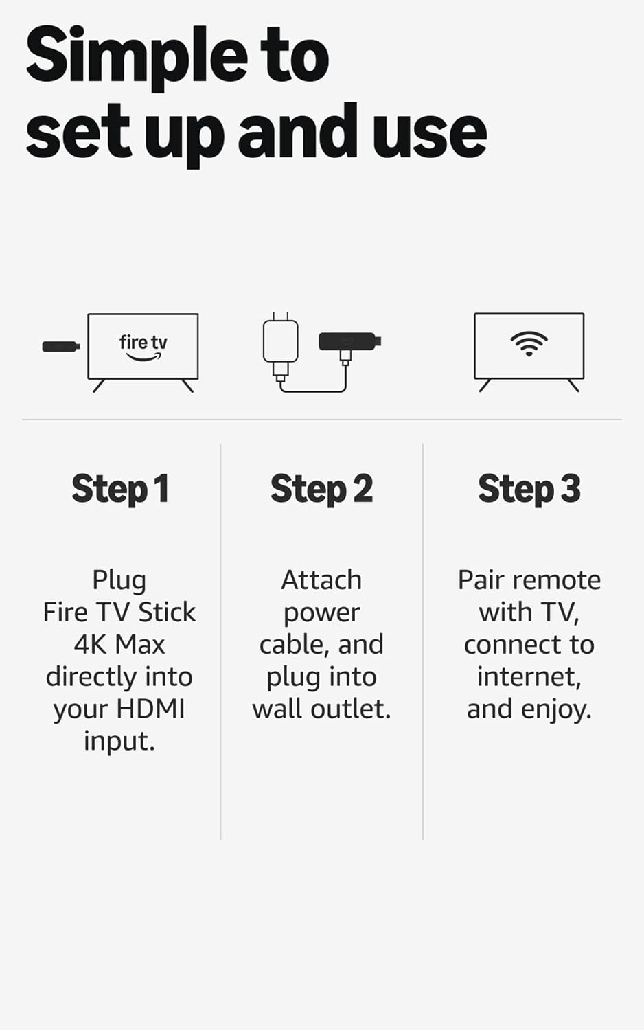 Amazon Fire TV Stick 4K Max (newest model), streaming device, with AI-powered Fire TV Search, supports Wi-Fi 6E, free & live TV without cable or satellite, find shows faster with Alexa+